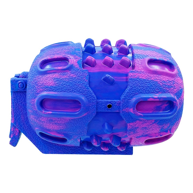 Unique Grenade Design Natural Rubber Treats Dispensing Dog Toys Durable Rubber Dog Toys
