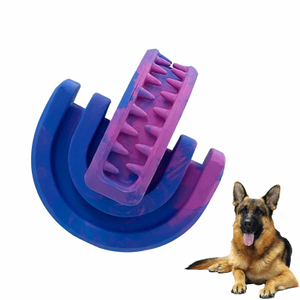 Mixed Color Rubber Dog Toys Eco-friendly Hygienic Easy Cleaning Dog Chew Toys Rubber Dog Toy Manufacturer