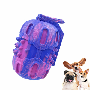 2022 New Style Mixed Color Grenade Design Dog Toys Slow Leaky Dog Chew Toys