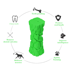 Target Dog Toy Made of 100% Natural Rubber Chewy Trunk Shape Squeak Rubber Bite Resistant Chew Dog Toy