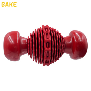 Wholesale Non-toxic Rubber And Nylon Mixed Hot Gear Ball Design Molar Teeth Cleaning Bite Resistant Dog Chewing Toy