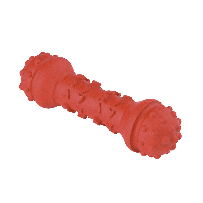 New Arrival Durable Dog Toys Dog Bones Shape Teething Chew Toys Made with Natural Rubber