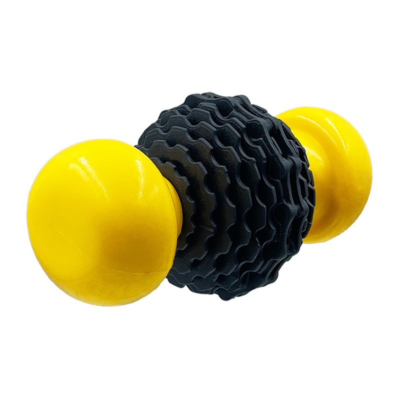Nylon Mixed Rubber for Aggressive Chewing Dogs Gear Ball Design Can Hide Treats Safe Chewable Dog Toys