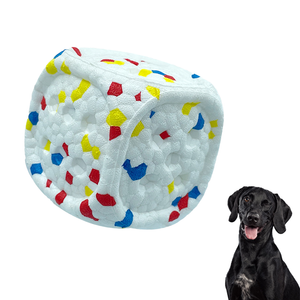 E-TPU Dice Toys Can Float on Water Lightweight Eco-Friendly Durable Organic Chew Toys for Dogs