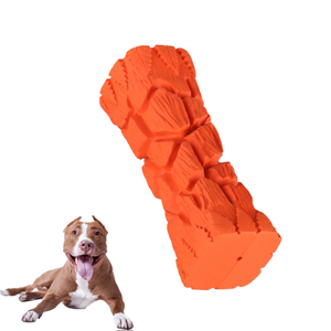 Unique Pet Toy Natural Rubber Eco-Friendly Trunk Shape Squeak Chew Indestructible Outdoor Dog Toy