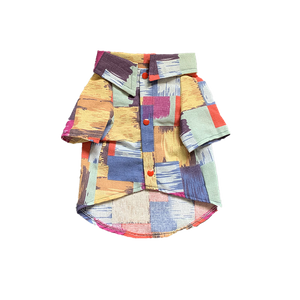 High Value Mixed Color Design Dog Shirt Is Made of Soft And Comfortable Cotton, Cute And Fashionable Dog Clothes