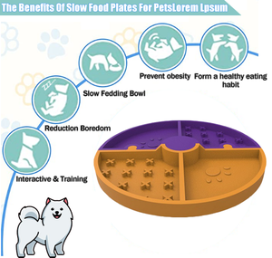 This Is A Paragraph Healthy Eating Habit, Reduce Dogs From Overeating, Improve Pets Digestion, Dishwasher Safe, for Dry, Fresh, Wet Foods,Slow Food Dog Bowl