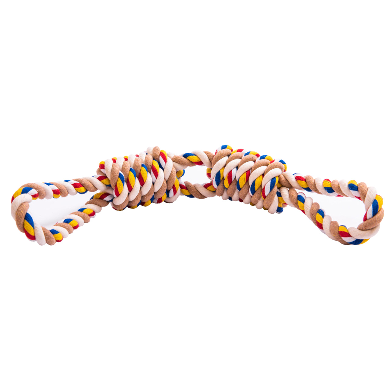outside Funny Dog Toy Rope Uses High Quality Cotton Rope To Make Chewy Large Dog Playing And Training Dog Toy