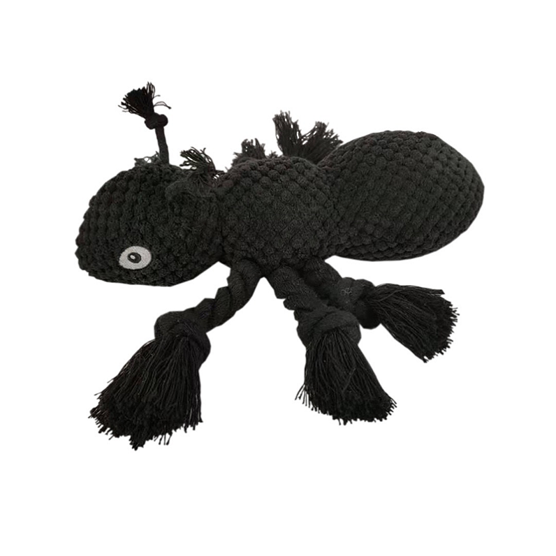 Animal Design Plush Squeaky Dog Toy Teething Molar Funny Durable Plush Dog Toys Tug of War Interactive