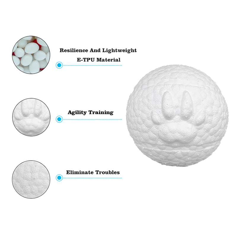 Toughest E-TPU Durable Cuntomsized Wholesale Manufacturer Interactive Bite Resistant Dog Teeth Cleaning Toy