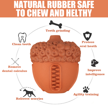 New Animal Toys Come on The Market Clean Teeth Easy To Clean Leaking Food Chewable Dog Toys for Medium And Large Dogs Non-toxic