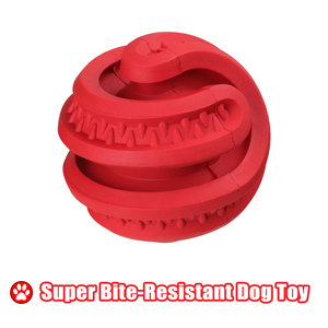 Spiral Ball Toy Chew Interactive Training And Teeth Cleaning Indestructible Dog Chew Toy