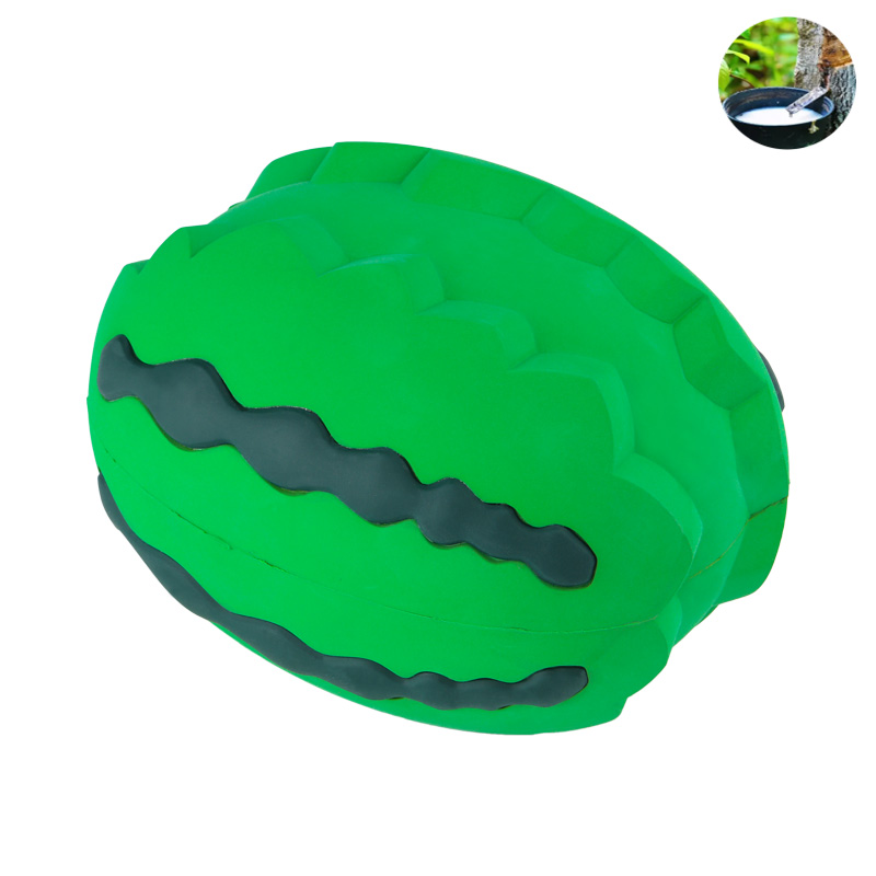 Fruit Watermelon Design Uses 100% Natural Rubber To Make Chewy Snack Dispenser Tough Dog Toys