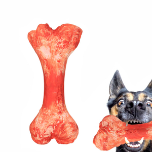 Bone-shaped design for dogs to chew without tearing Dog toy made of natural rubber tough toys for dogs that chew