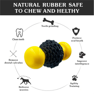 Classic Dog Toy Made of Nylon Mixed with 100% Natural Rubber Chewy Bone Therapy Chew Stick