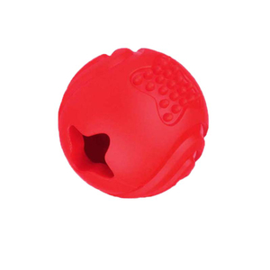 Natural Rubber Slow Feeder Dog Toy Teeth Cleaning Molar Leaking Dispenser Ball Aggressive Chewer Toys for Dogs