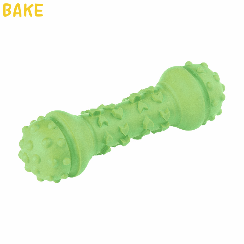 Attractive Dog Bone Shape Soft Safe Material Teething Clean Teeth Durable Dog Chew Toy