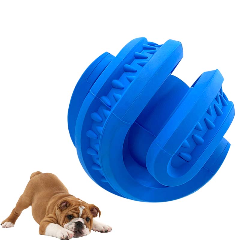 100 Natural Rubber Dog Grinding Super Chewable Dog Toys, Helps Dogs