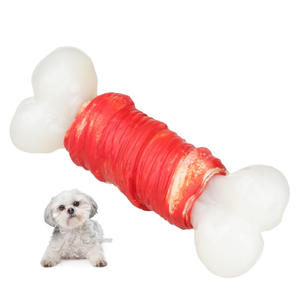 Hot New in 2022 Molar-resistant Nylon Rubber Mixed Toy Bone Shaped Chew Pet Toys