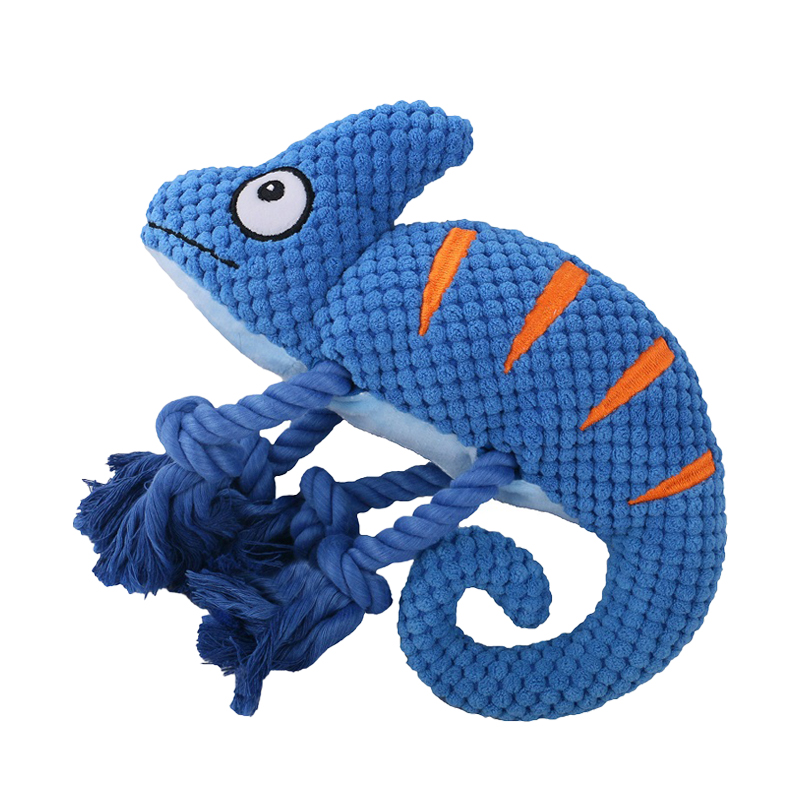 Plush Dog Toy for Aggressive Chewers Soft Fabric Helps Dogs Clean Their