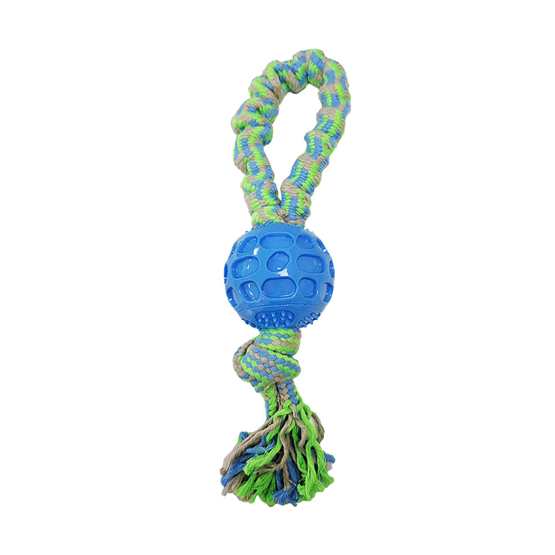 Ball Dog Toy for Aggressive Chewers Best Tug of War Interactive Toy with Bungee Tug Dog Tpr Rope Toy