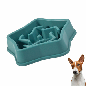 Made of Safe PP Material To Slow Down The Dog's Eating Speed Eco Friendly Dog Bowls