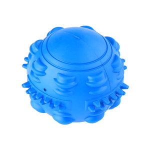 Non Toxic Natural Rubber Molar Dispenser Chewing Toy Dog Treat Ball For for Dogs Feeder All-season