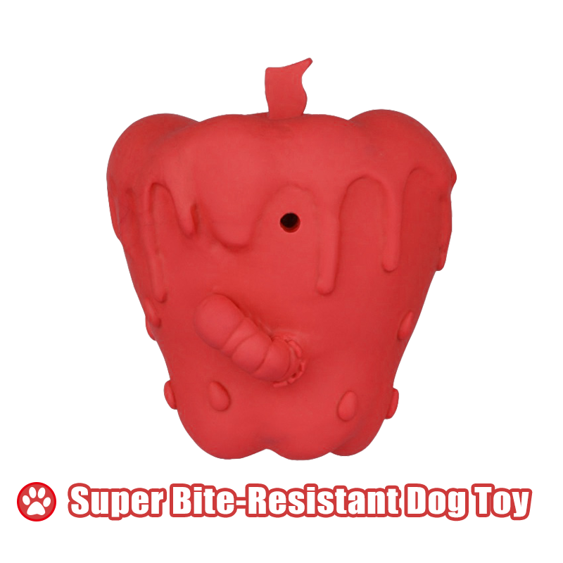 Squeaky Red Apples Help Satisfy Instinctual Needs And Provide Mental Stimulation To Attract Your Dog's Attention And Help Them Grind Their Teeth