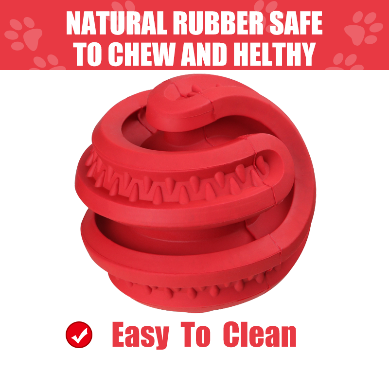 Spiral Ball Dog Chew Toys for Aggressive Chewers Medium And Large Breeds Ball Dogs Ball Toys Almost Indestructible Tough And Durable for Small And Medium Dogs Puppy Chew Toys Non-toxic Natural Rubber