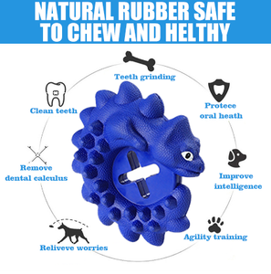 Explosive Chameleon Toy Non-toxic And Environmentally Friendly Suitable for Medium And Large Dogs Chewing And Leaking Dog Toys