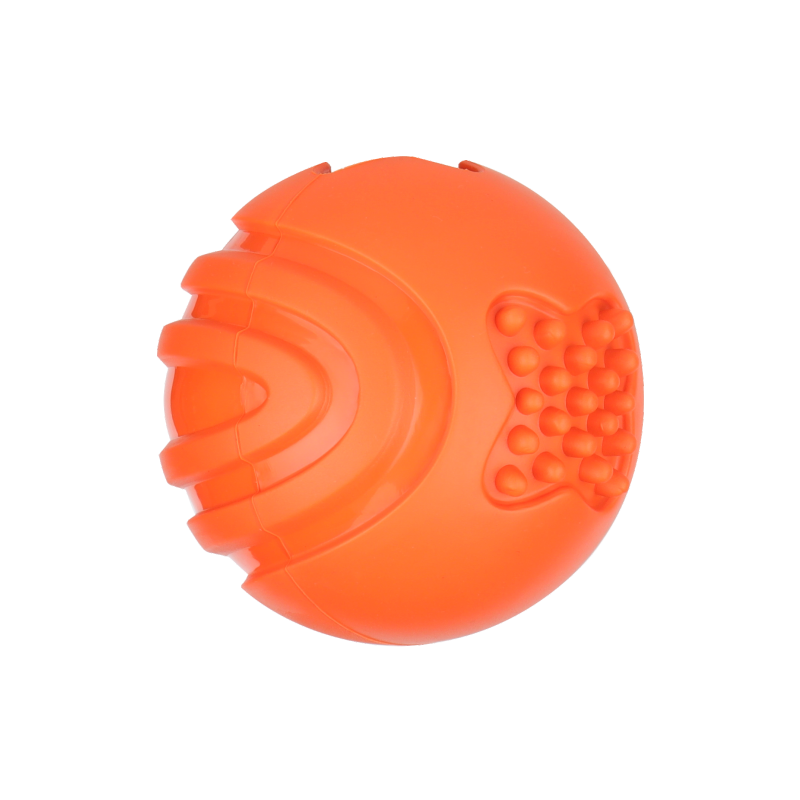 BAKE dog ball design is non-toxic and durable Squeaky dog ​​toy suitable for small, medium and large chewing, good for attracting dog's attention, cleaning teeth and grinding