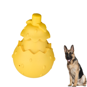 Fun Fruit Design Natural Rubber Indestructible Toys Safe and Hygienic Best Dog Treats Dispenser Hard Chew Toys for Dogs