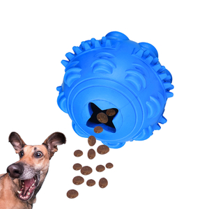 Durable Toy Made From Natural Rubber Helps Dogs Relieve Boredom Pet Treat Dispenser Ball