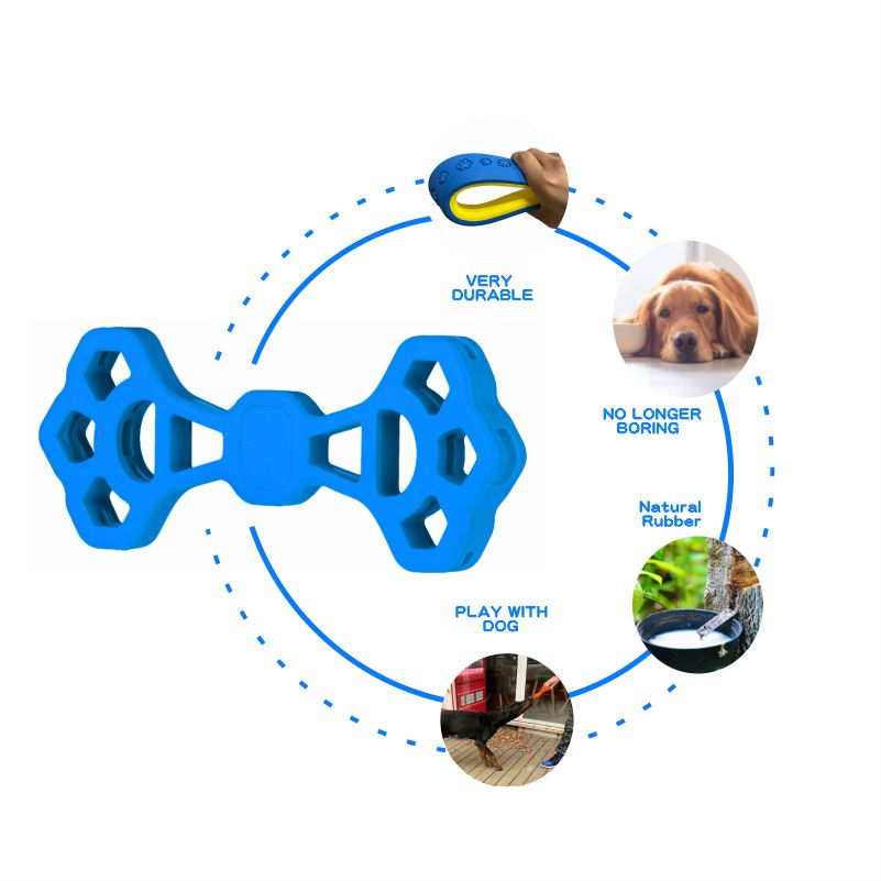 Soft Chew Toys for Dogs Made From Eco-friendly, Non-toxic Natural Rubber To Dog Chew Toys That Last