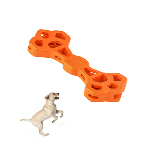 OEM/ODM Manufacturers Interactive Chew Toys Bone Shaped Natural Rubber Tug-of-war Dog Toy