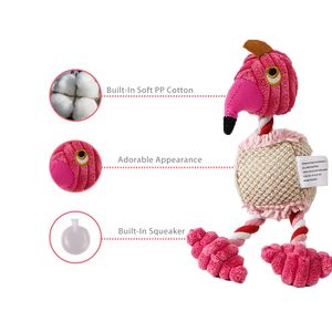 The Tri-color Chick Animal Series Is Designed for Small To Medium Dogs To Play with Teeth Grinding, Squeaky Barking Dog Toys That Clean Teeth And Are Washable