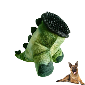 Green Dinosaur Tail Plush Is Made of Soft Plush Fabric for A Chewy, Indestructible, Squeaky Plush Toy