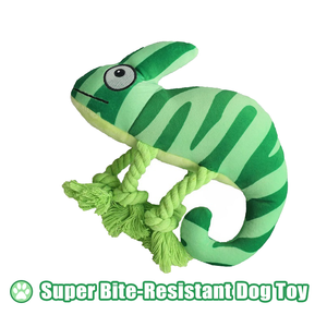 Chameleon Multicolor Choice Toys Unraveling Boring Bite Resistant Cute Plush Dog Toy