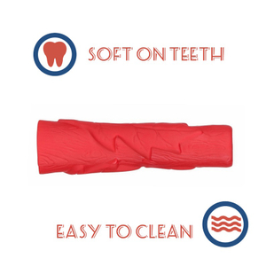 Wholesale Durable Natural Rubber Trunk Squeaky Chew Dog Toy Teeth Cleaning Bite-Resistant Toy for Puppy Dogs