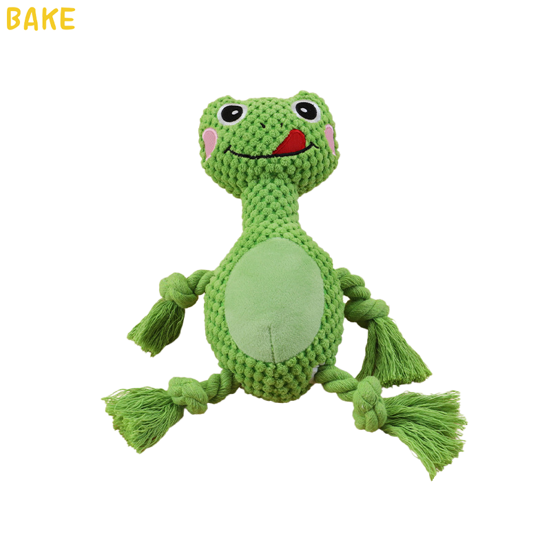 Fun Animal Collection Made of Soft Fabrics Various Styles of Squeaky Plush Dog Toys