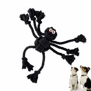The New Spider Shape Dog Toy Is Made of High Quality Cotton, Non-toxic And Safe for Medium To Large Chewing And Squeaky Dog Toys